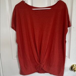 Prana Rust Twist Front Top